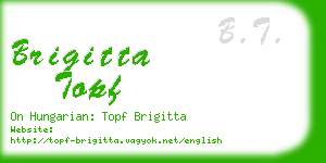 brigitta topf business card